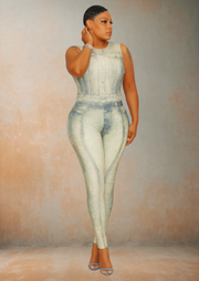 All-In-One (Denim)Fusion Jumpsuit