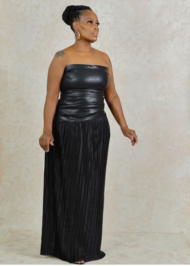 After Party Tube Maxi Dress (Black)